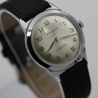 1967 Bulova/Caravelle Men's Silver Interesting Dial Watch w/ Strap