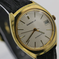 1980 Bulova-Caravelle Men's Gold Automatic 17Jwl West Germany Watch