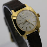 1975 Bulova-Caravelle Swiss Made Gold Interesting Dial Fully Signed Watch