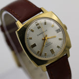 1974 Bulova-Caravelle Gold 17Jwl Swiss Made Calendar Watch