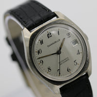 1978 Bulova/Caravelle Men's Silver Automatic 17Jwl Made in West Germany Watch