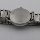 1967 Bulova / Caravelle Swiss Made 17Jwl Silver Calendar XL Watch with Silver Bracelet