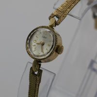 Zodiac Ladies Solid 14K Gold Swiss Made 17Jwl Watch