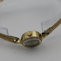 Zodiac Ladies Solid 14K Gold Swiss Made 17Jwl Watch