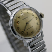 1964 Bulova / Caravelle Men's Swiss Made Silver Watch with Silver Bracelet