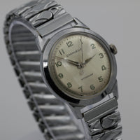 1963 Bulova / Caravelle Men's Silver Watch w/ Silver Bracelet