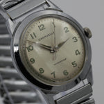 1963 Bulova / Caravelle Men's Silver Watch w/ Silver Bracelet