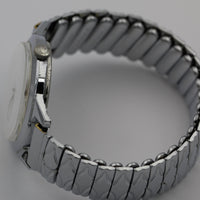 1963 Bulova / Caravelle Men's Silver Watch w/ Silver Bracelet