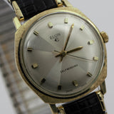 1968 Elgin Men's 10K Gold 17Jwl Octant Dial Automatic Swiss Made Watch w/ Bracelet