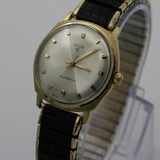 1968 Elgin Men's 10K Gold 17Jwl Octant Dial Automatic Swiss Made Watch w/ Bracelet