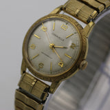 1966 Bulova / Caravelle Mens Gold Interesting Dial and Bezel Watch - w/ Gold Bracelet