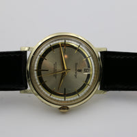 Sovereign Men's Gold Calendar Fancy Dial Watch w/ Strap