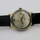 Lucerne DeLuxe Men's Gold Swiss Made Fancy Dial Watch w/ Strap