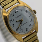 1978 Bulova / Caravelle Gold XL Watch with Gold Bracelet