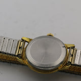 Bulova / Caravelle Men's Gold Swiss Made 17Jwl Watch w/ Bracelet
