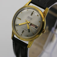 Gruen Men's Gold Swiss Made 17 Jewels Dual Calendar Watch