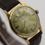 1940s Gruen Men's Swiss Made Gold 17Jwl Watch w/ Strap