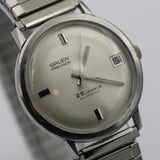 1950s Gruen Swiss Men's Automatic 25Jwl Silver Calendar Watch w/ Bracelet