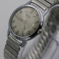 1955 Gruen Men's Silver Swiss Made 17 Jewels Watch w/ Bracelet