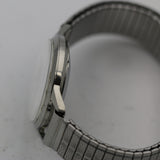 1960s Gruen Men's Swiss Made Automatic 17Jwl Fancy Bezel Silver Watch w/ Bracelet