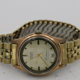 1960s Gruen Swiss Men's Automatic 25Jwl Rose Gold Calendar Watch w/ Bracelet