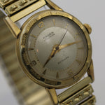 1940s Gruen Swiss Men's Automatic 17Jwl Bumper Fancy Bezel Veri-Thin Gold Watch w/ Bracelet