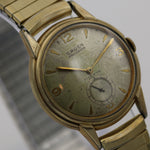 1941 Gruen Swiss Men's Automatic Hidden Crown Watch w/ Gold Bracelet