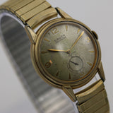 1941 Gruen Swiss Men's Automatic Hidden Crown Watch w/ Gold Bracelet