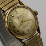 1960s Gruen Swiss Men's Automatic 25Jwl Watch w/ Gold Bracelet