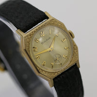 1967 Bulova Men's Swiss Made 10K Gold Watch w/ Strap
