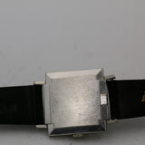 1955 Bulova Men's 10K White Gold 21Jwl Fancy Flower Pattern Dial Watch