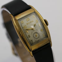 1939 Bulova Men's 10K Gold Curvex-Style Watch w/ Strap