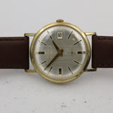 1969 Bulova Men's Swiss 17Jwl 10K Gold Calendar Watch