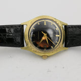 1969 Bulova Men's Automatic 17Jwl Gold Interesting Bezel Watch w/ Strap