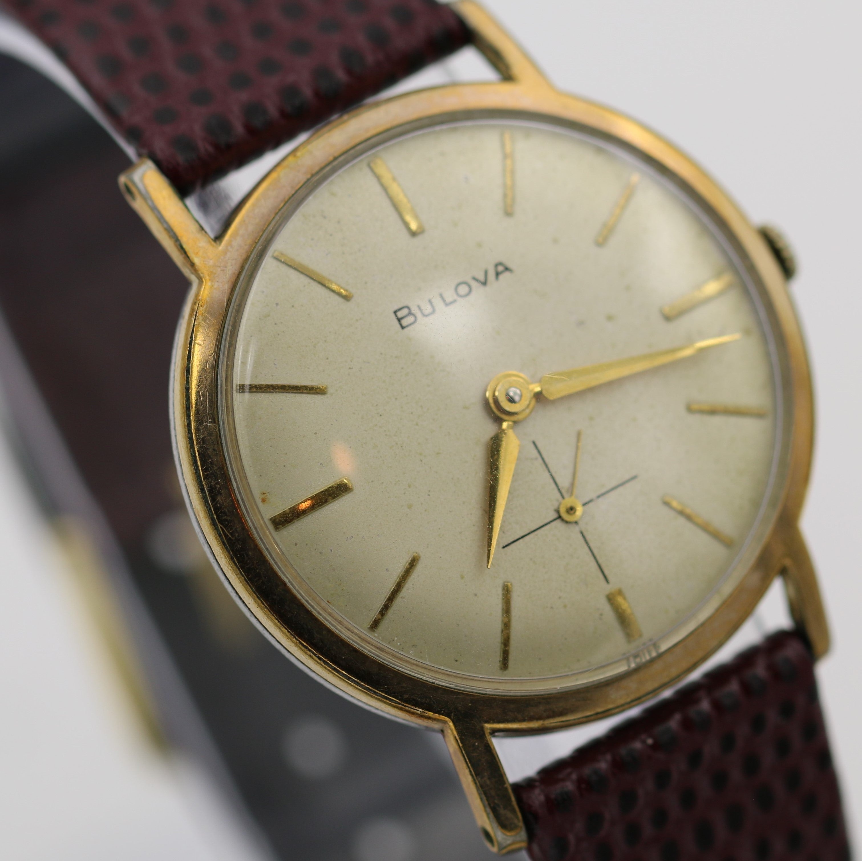 BULOVA 手巻き腕時計 10K RGP ブローバ A1067 BULOVA 手巻き腕時計 10K RGP ブローバ A1067