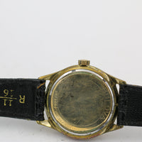 1969 Bulova Men's 10K Gold 23Jwl Automatic Fancy Bezel Calendar Watch w/ Strap