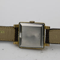 1950 Bulova Men's 10K Gold Swiss Made Automatic 17Jwl Watch w/ Lizard Strap
