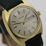 Bulova 1976 Men's Automatic 17Jwl Gold Calendar Watch