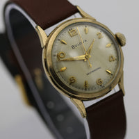 1957 Bulova Men's Automatic Gold 17Jwl Watch w/ Strap