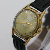 1955 Bulova Men's Automatic 23Jewels Gold Watch w/ New DeBeer Buffalo Strap