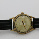 1955 Bulova Men's Automatic 23Jewels Gold Watch w/ New DeBeer Buffalo Strap