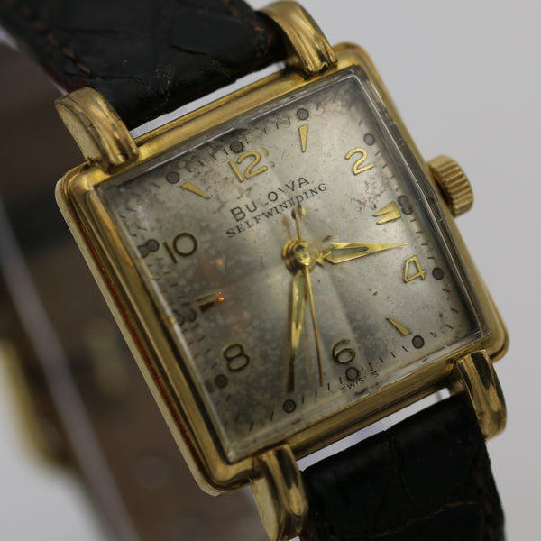 1961 Bulova Men's Swiss Automatic 17Jwl 10K Gold Watch