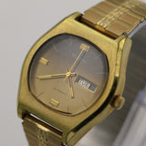 1973 Bulova Men's Automatic 17Jwl Gold Calendar Tiger Eye Dial Watch w/ Bracelet