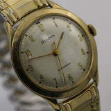 1959 Bulova Men's Swiss 17Jwl 10K Gold Ultra Thin Watch w/ Bracelet