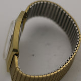 1972 Bulova Men's Gold Swiss Made Whale Hidden Lugs Watch w/ Bracelet