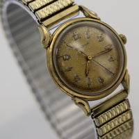 1957 Bulova Men's Swiss Made 17Jwl Gold Fancy Lugs Watch w/ Bracelet