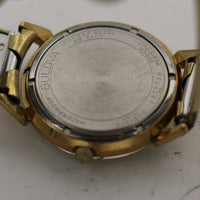 1968 Bulova Men's 10K Gold Swiss 17Jwl Gold Movement Calendar Watch w/ 10K Bracelet