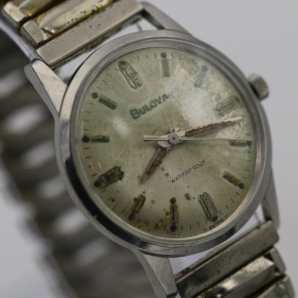1967 Bulova Men's 17Jwl Swiss Made Silver Watch w/ Bracelet