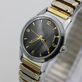 1955 Bulova Men's 17Jwl Swiss Made Silver Military Time Watch w/ Bracelet