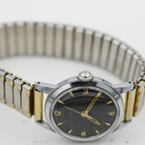 1955 Bulova Men's 17Jwl Swiss Made Silver Military Time Watch w/ Bracelet